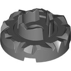 Key Stone 4x4 with Diameter 4.85 Hole Dark Stone Grey