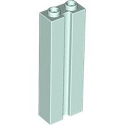 Brick 1x2x5 with Groove Aqua