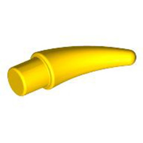 Horn with Shaft Diameter 3.2 Bright Yellow