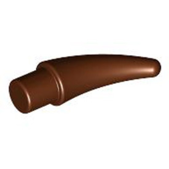 Horn with Shaft Diameter 3.2 Reddish Brown