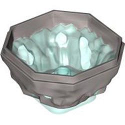 Rock 4x4x1 2/3 Lower Part Number 2 Silver Metallic