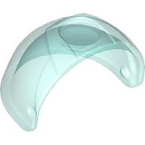 Space Visor Transparent Light Blue