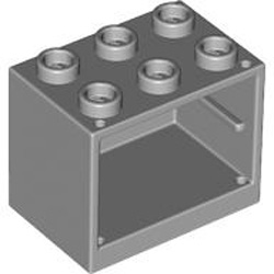 Cupboard 2x3x2 Medium Stone Grey