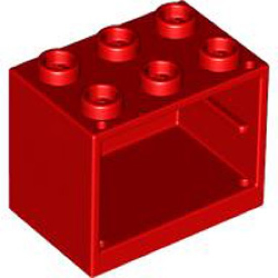 Cupboard 2x3x2 Bright Red