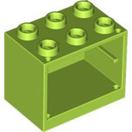 Cupboard 2x3x2 Bright Yellowish Green