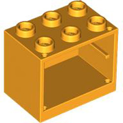Cupboard 2x3x2 Flame Yellowish Orange