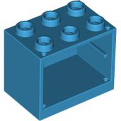 Cupboard 2x3x2 Dark Azur