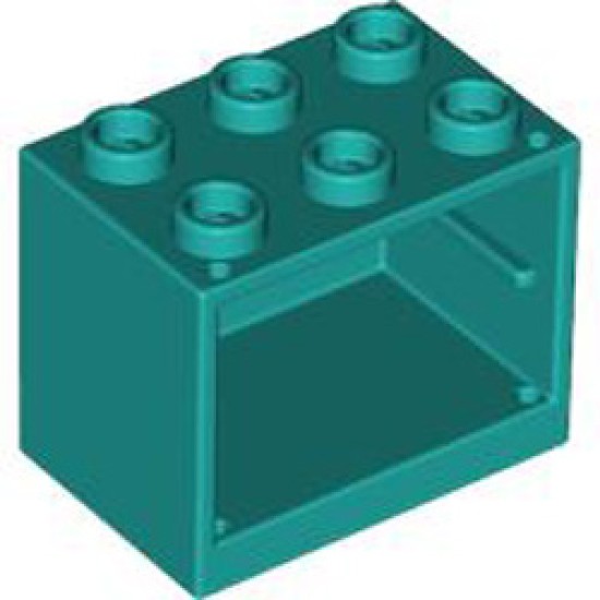 Cupboard 2x3x2 Bright Bluish Green