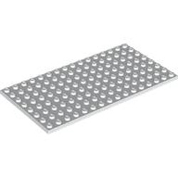 Plate 8x16 White