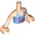 Torso Girl with Arm 1 Assembly Light Nougat