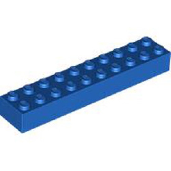 Brick 2x10 Bright Blue