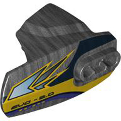 Shell A 5M - Decoration Number 4 Titanium Metallic