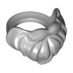 Beard for Mini Figure 2 Medium Stone Grey