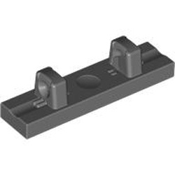 Flat Tile 1x4 with Stubs Vertical Dark Stone Grey
