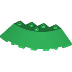 Circle 90G 6x6 Roof Tile Dark Green