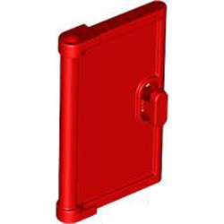 Lid 1/2 for Frame 1x4x3 Bright Red