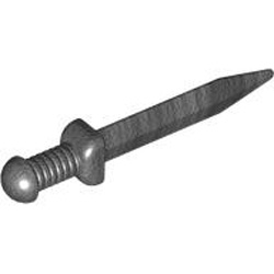 Mini Short Sword Titanium Metallic
