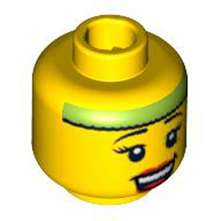 Mini Head Fitness Instructor Bright Yellow