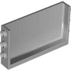 Wall 1x6x3 with Studs Medium Stone Grey