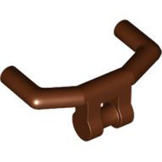 Handlebar with 3.2 Shaft / Bar Ends Reddish Brown