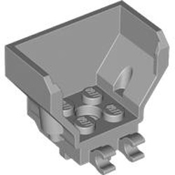 Design Element 2x4x3 Number 1 Medium Stone Grey