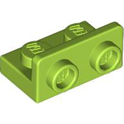 Angular Plate 1x2 1/2 Bright Yellowish Green