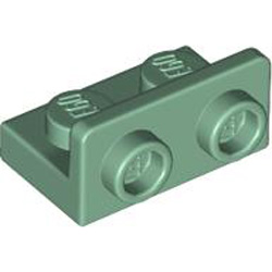 Angular Plate 1x2 1/2 Sand Green