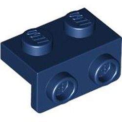 Angular Plate 1.5 Top 1x2 1/2 Earth Blue