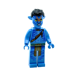 Jake Sully - Na'vi, with Shoulder Strap in Orange Face Paint Minifigure