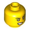 Female Arctic Explorer Diver in Diving Suit with Air Tanks and Flippers Minifigure