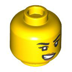 Female Arctic Explorer Diver in Diving Suit with Air Tanks and Flippers Minifigure