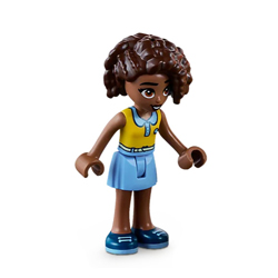 Aliya with Yellow Top and Medium Blue Skirt Minifigure