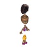 Friends Andrea with Flame Yellowish Orange Layered Skirt and Bright Reddish Violet Vest Top Minifigure