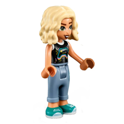 Friends Nova with Black and White Shirt and Video Game Controller Minifigure