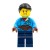 Woman with Dark Azur Jacket Minifigure