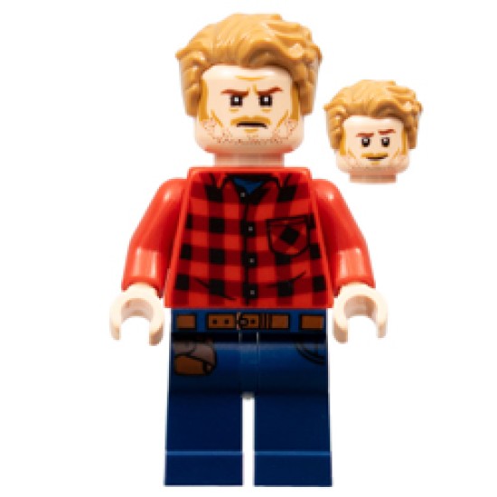 Owen Grady with Flannel Shirt Minifigure