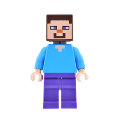 Steve with Medium Lilac Legs Minifigure