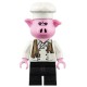 Pigsy - White Chef Jacket with Dirty Towel, Black Medium Legs Minifigure