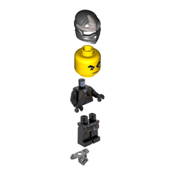 Cole ZX - Shoulder Armor Minifigure