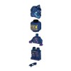 Wolf Mask Claw Warrior with Earth Blue and Dark Azur Mask Minifigure