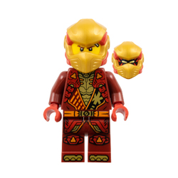 Dragons Rising Kai in Tunic with Shoulder Armor Minifigure