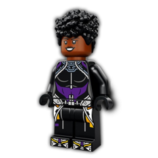 Shuri with Black and Medium Lilac Torso Minifigure