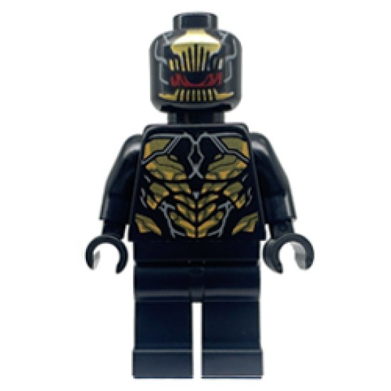 Outrider with Short Dark Stone Grey Tips at Neck Minifigure