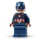 Captain America - Earth Blue Suit, Reddish Brown Hands, Helmet Minifigure