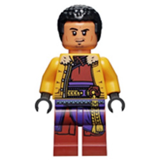 Wong - Bright Light Orange Parka Minifigure