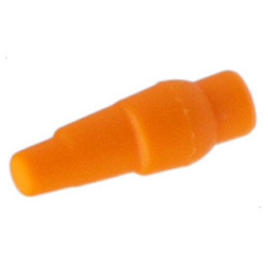 Minifigure Snowman Carrot Nose Bright Orange